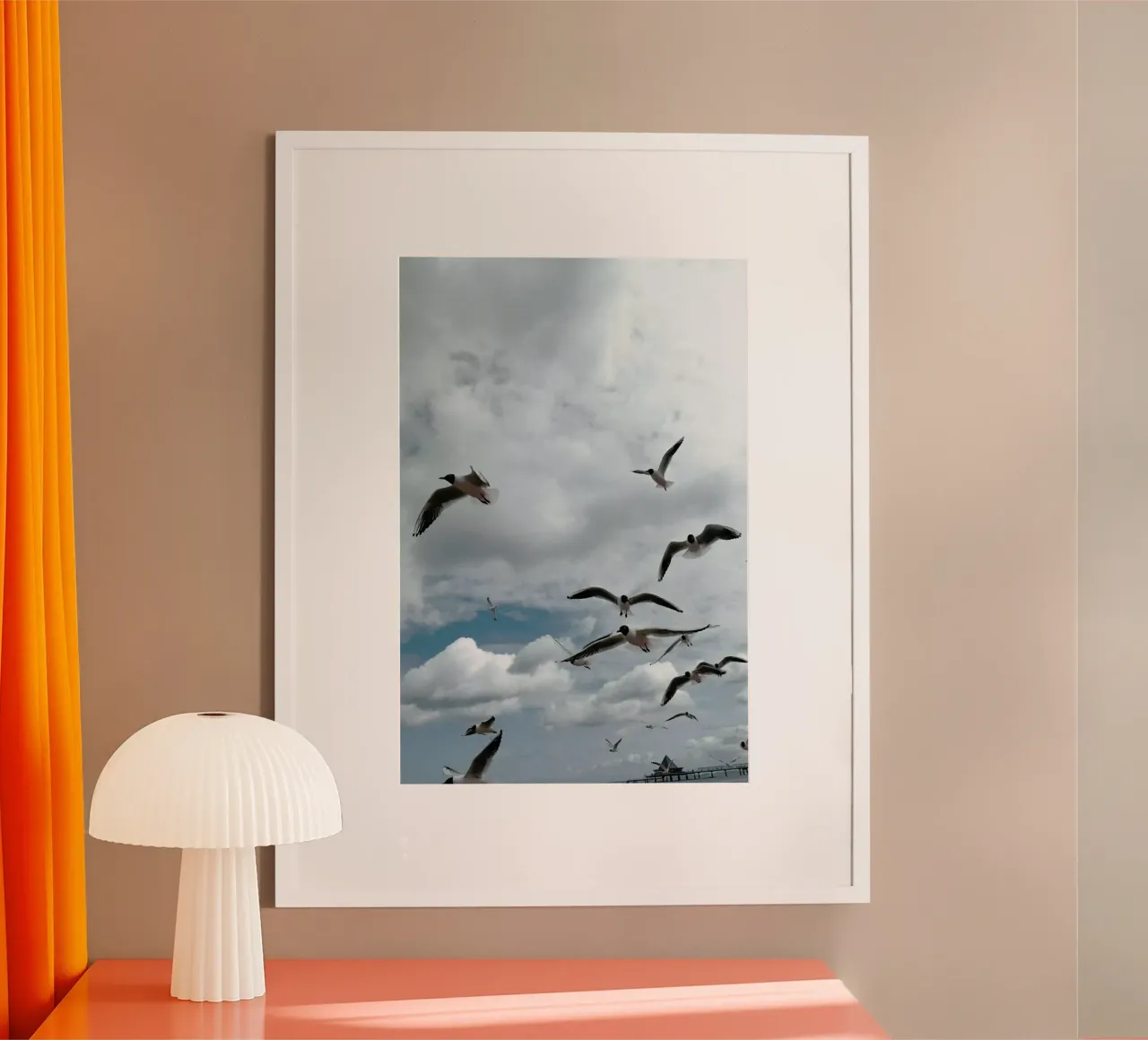 Gulls VII carta hahnemühle da Sebastian Hilgetag
