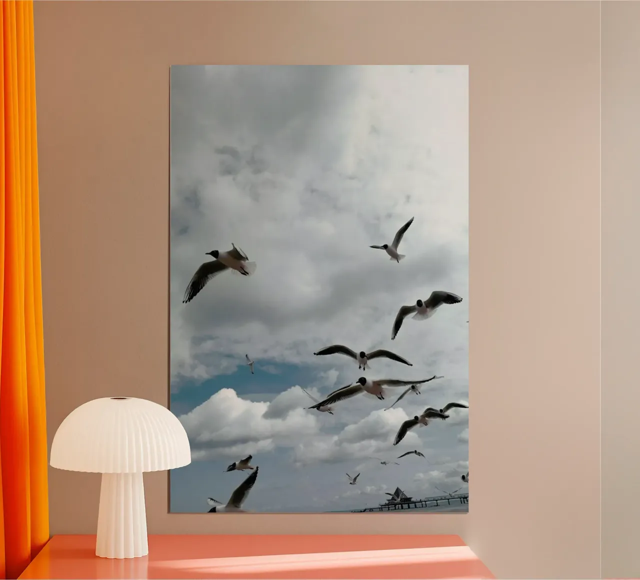 Gulls VII carta hahnemühle da Sebastian Hilgetag