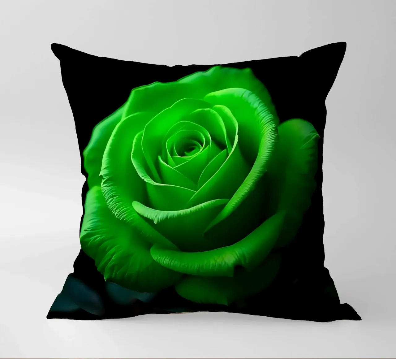 Rosa_verde_03 cuscino da Farb- und Blütenzauber by LK