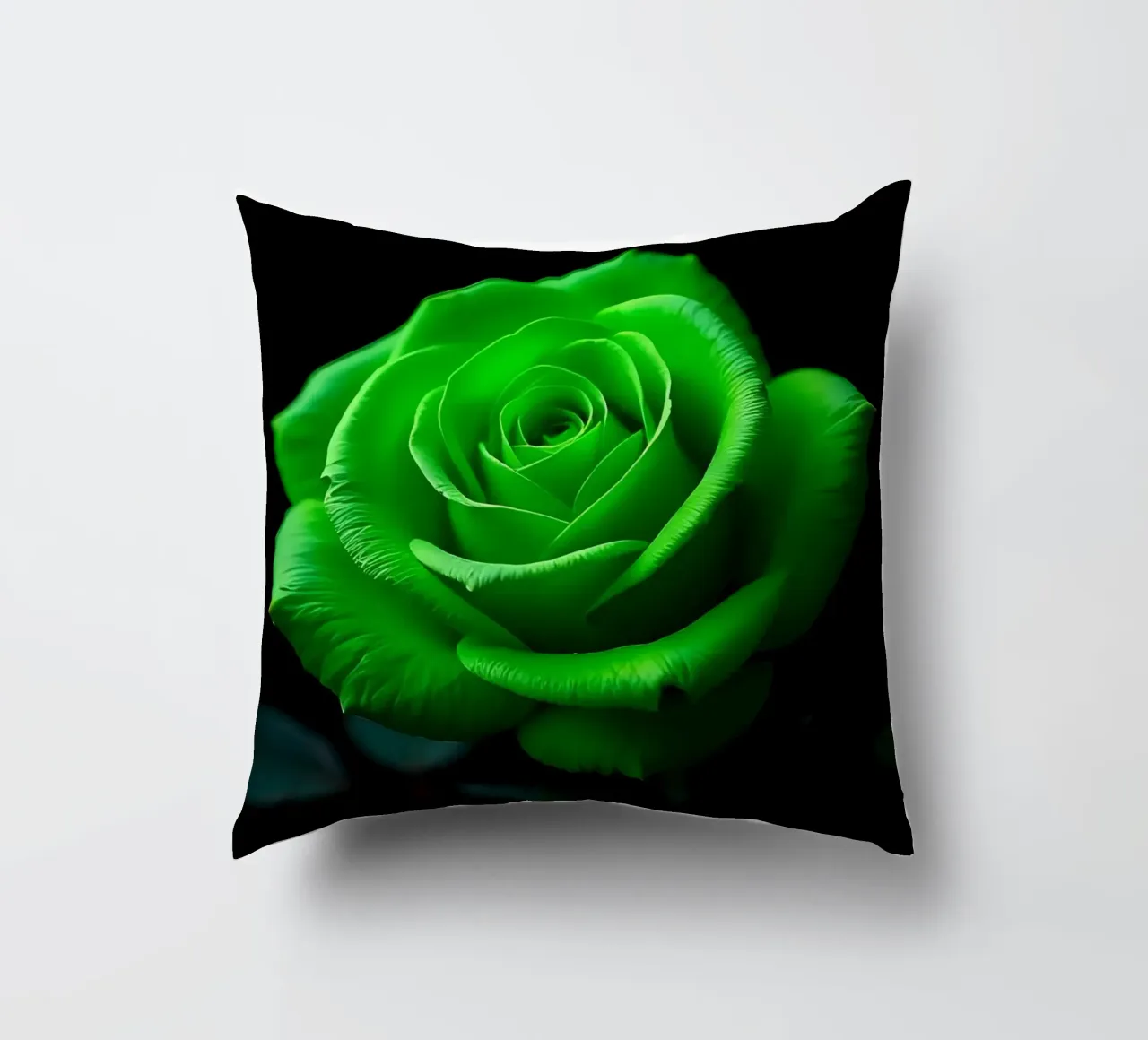 Rosa_verde_03 cuscino da Farb- und Blütenzauber by LK