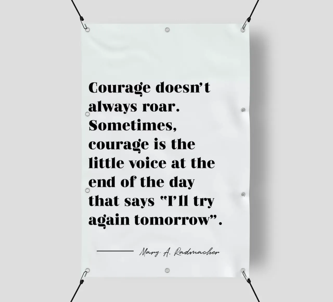 Courage telo in pvc da typed