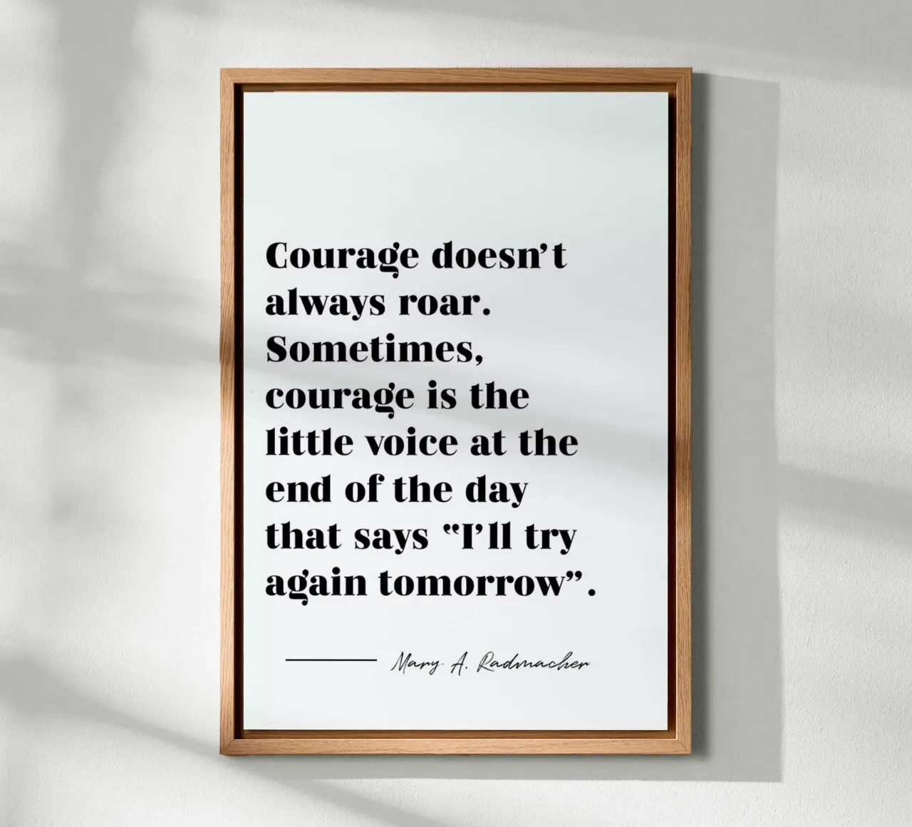 Courage tela da typed