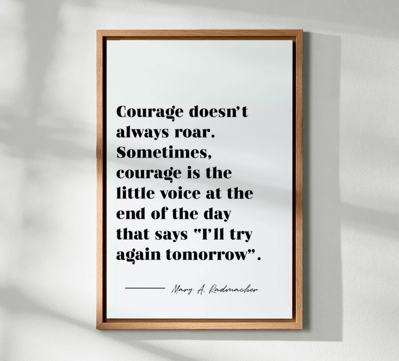 Courage tela da typed