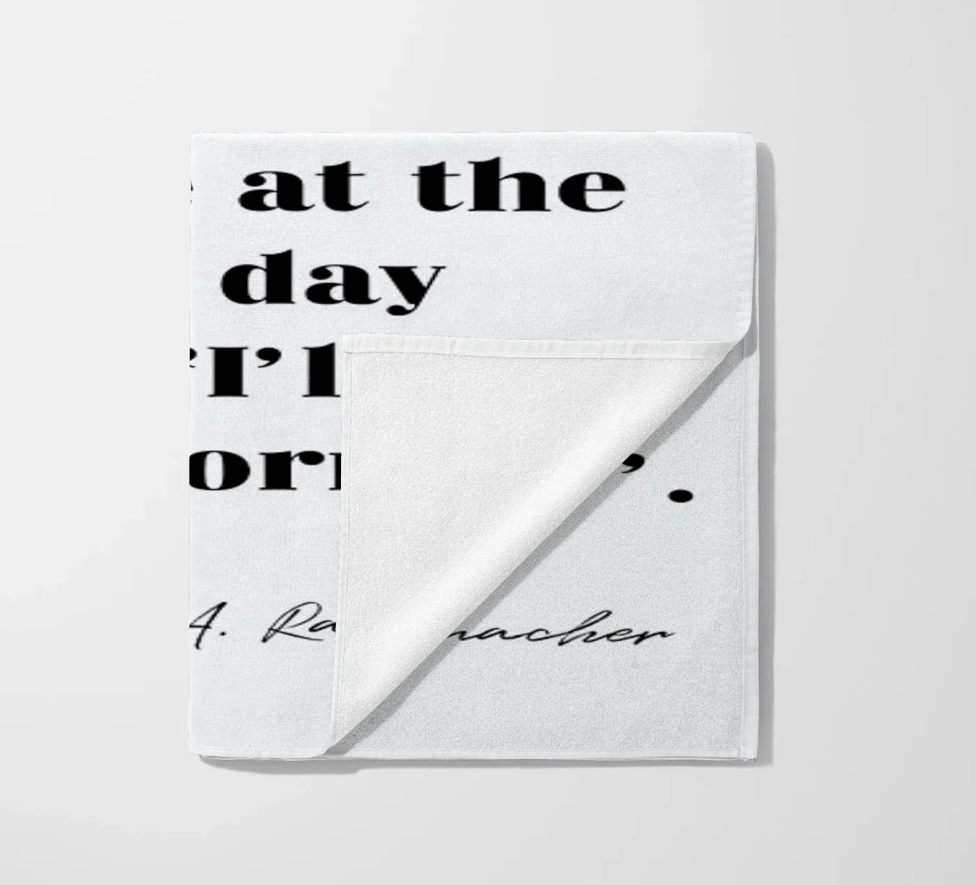 Courage Strandtuch von typed