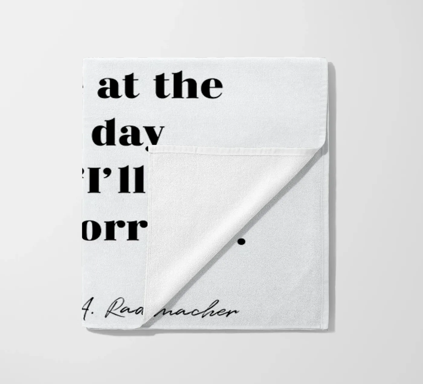 Courage Strandtuch von typed