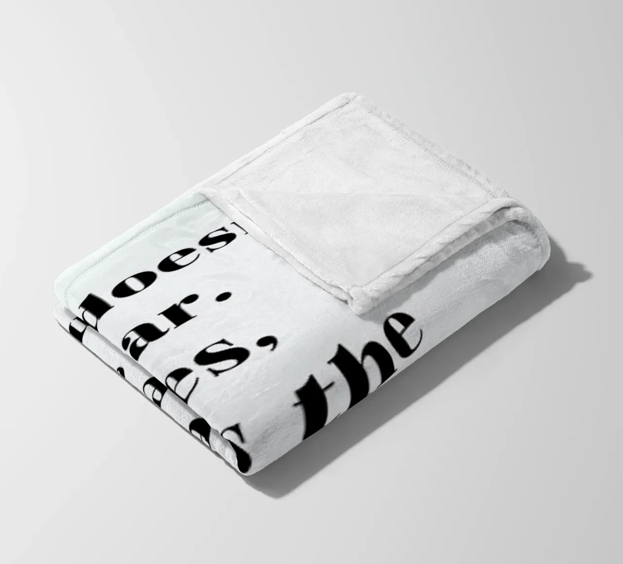 Courage Fleecedecke von typed