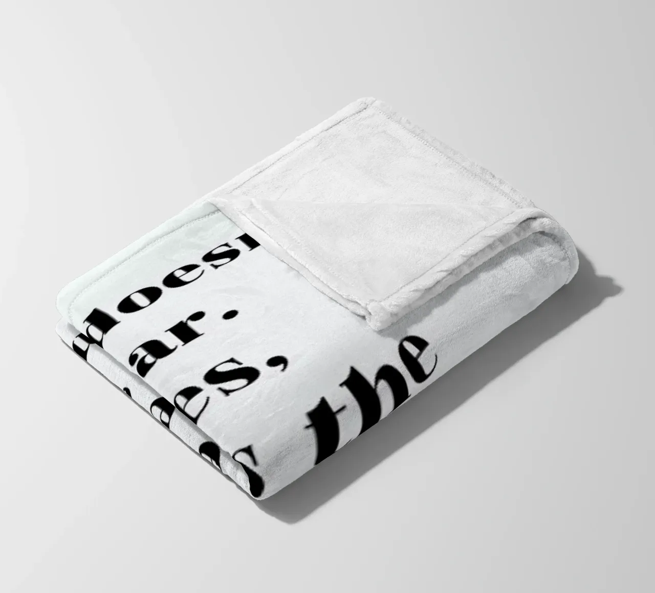 Courage Fleecedecke von typed