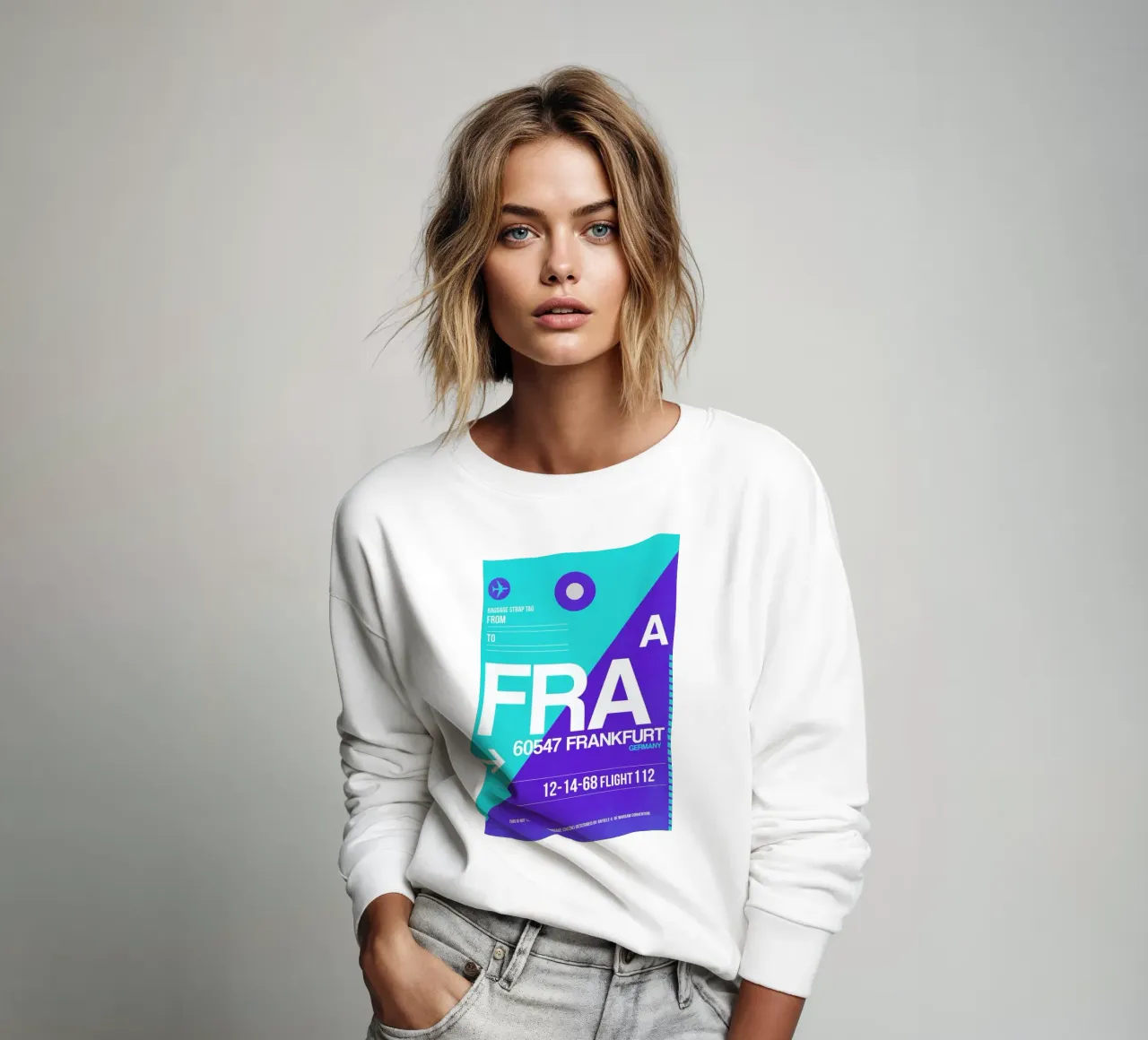 FRA-Frankfurt felpa da Naxart