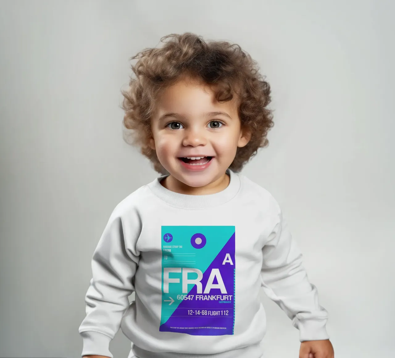 FRA-Frankfurt felpa neonato da Naxart