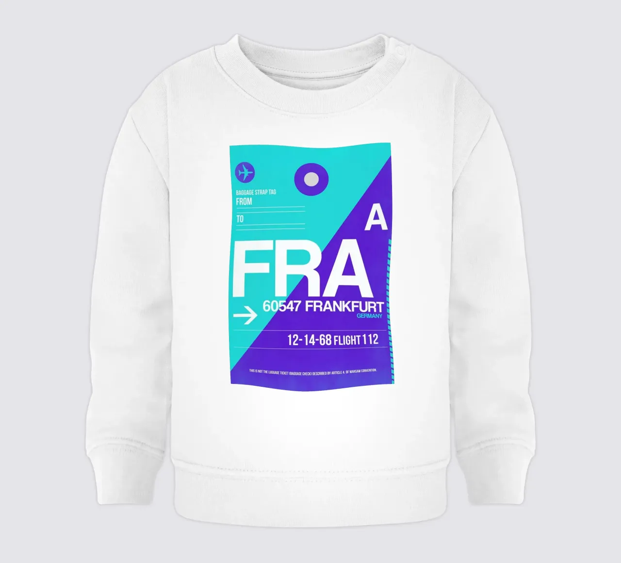 FRA-Frankfurt felpa neonato da Naxart