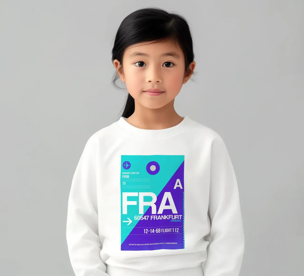 FRA-Frankfurt felpa bambino da Naxart