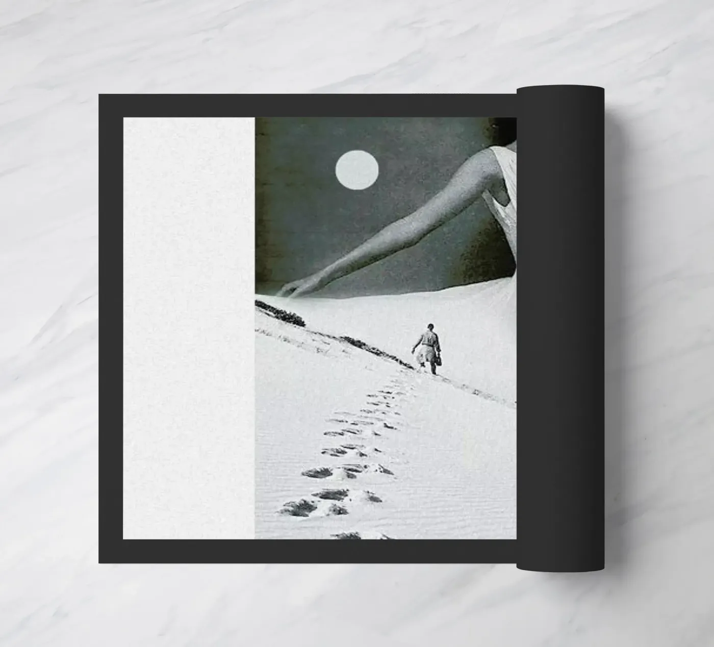 Keep Walking doormat by Maarten Léon