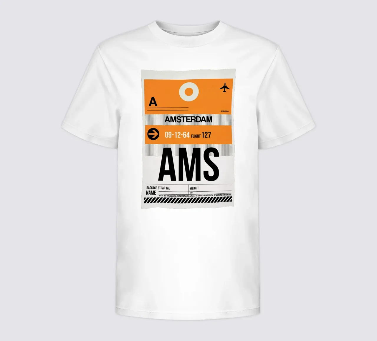 AMS-Amsterdam kids t-shirt by Naxart