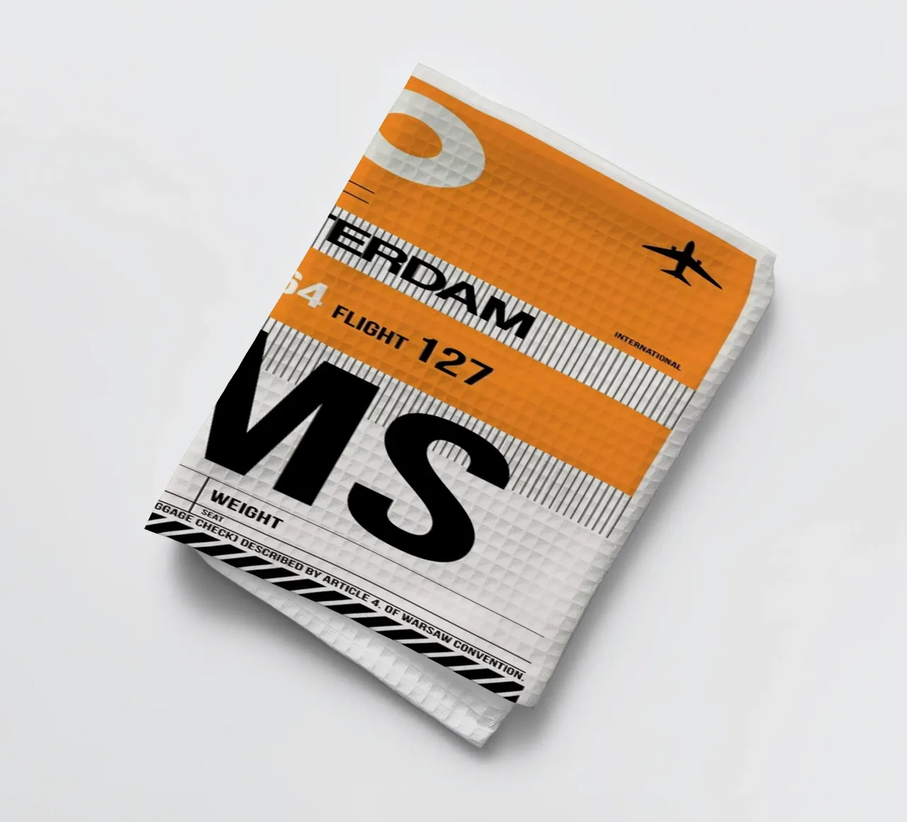 AMS-Amsterdam tea towel by Naxart