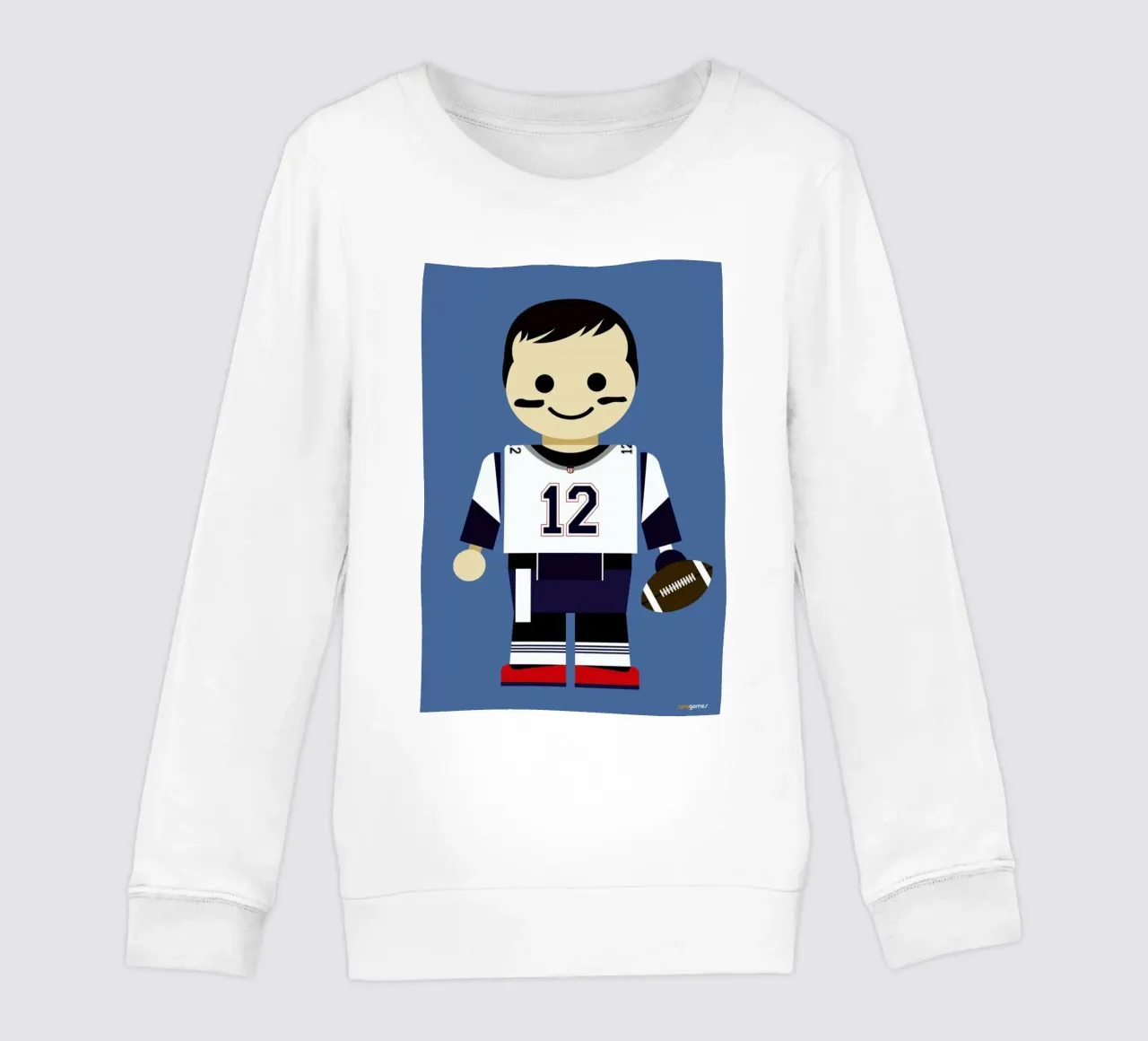 Tom Brady Toy kids sweatshirt by Rafa Gomes