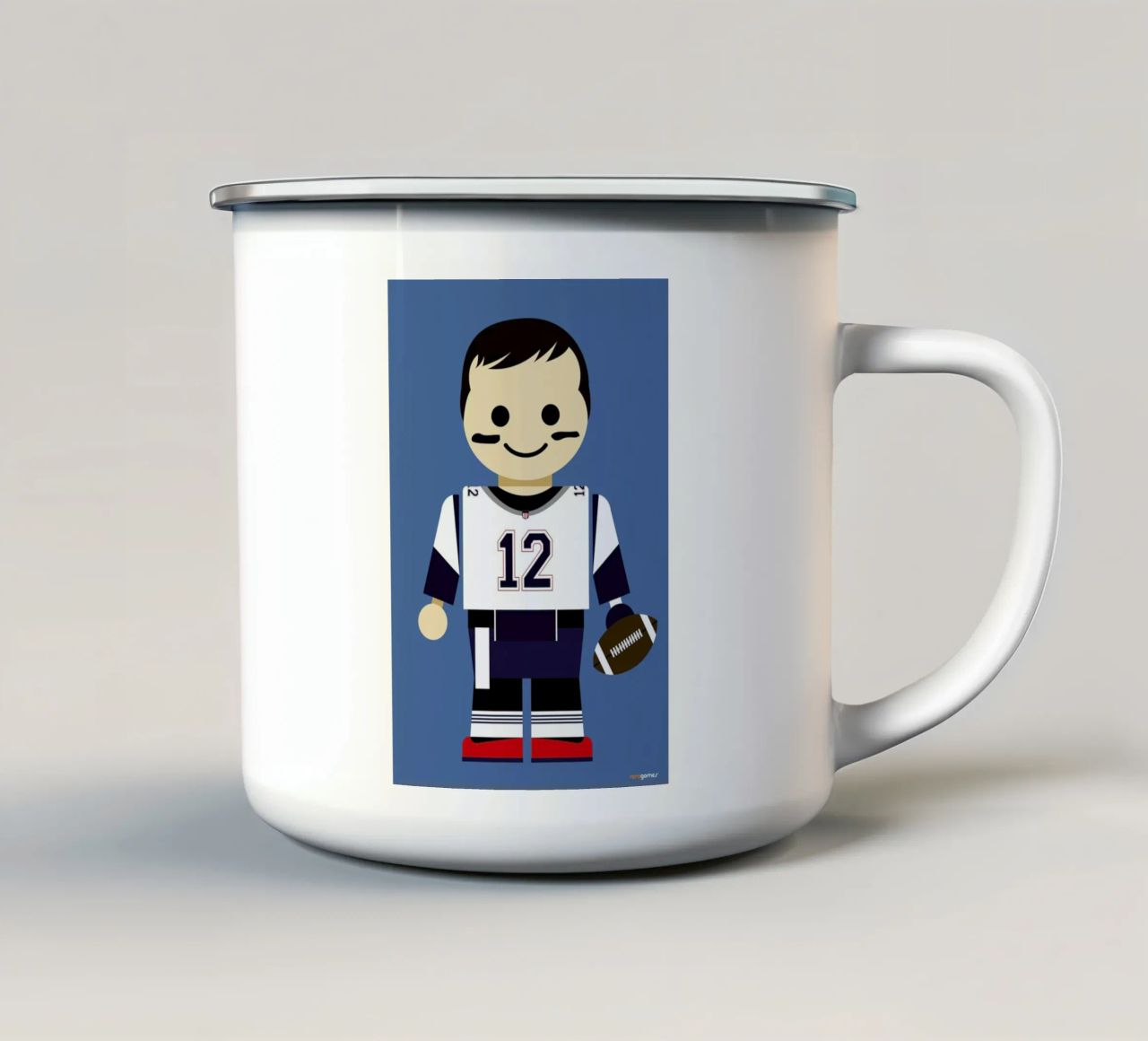 Tom Brady Toy tazza in smalto da Rafa Gomes