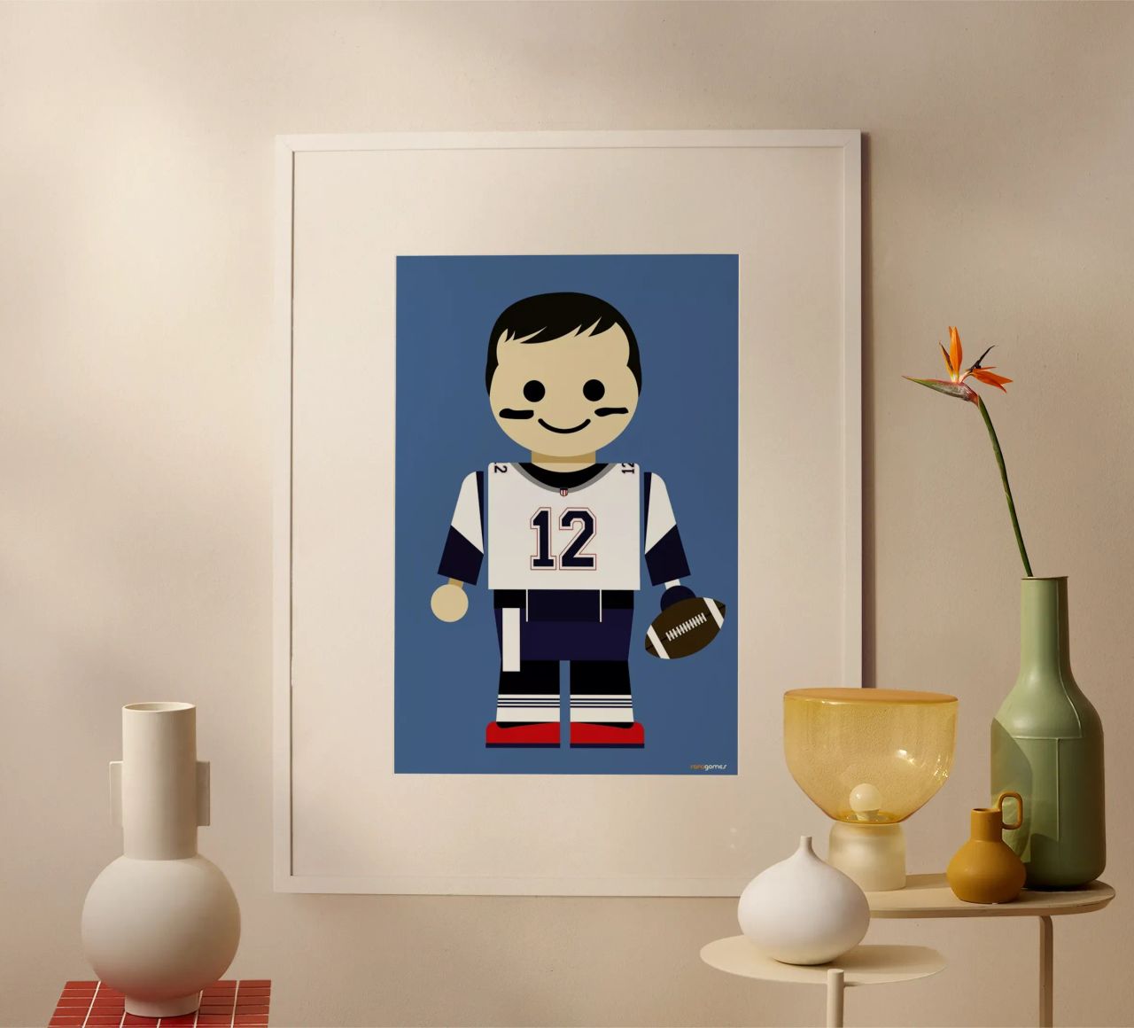 Tom Brady Toy poster de Rafa Gomes