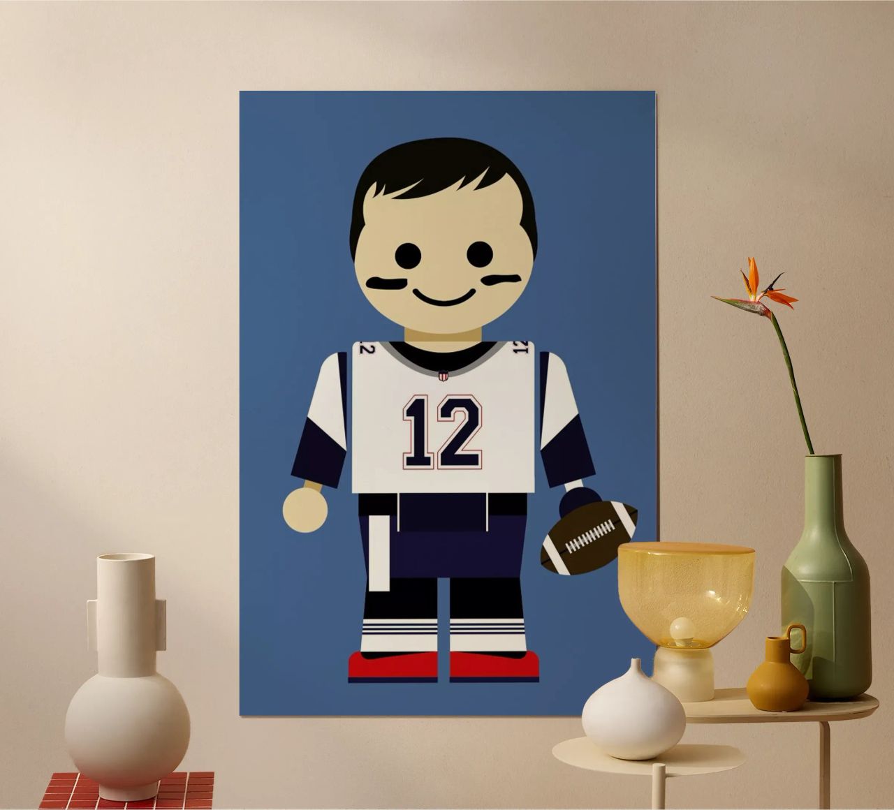 Tom Brady Toy poster de Rafa Gomes