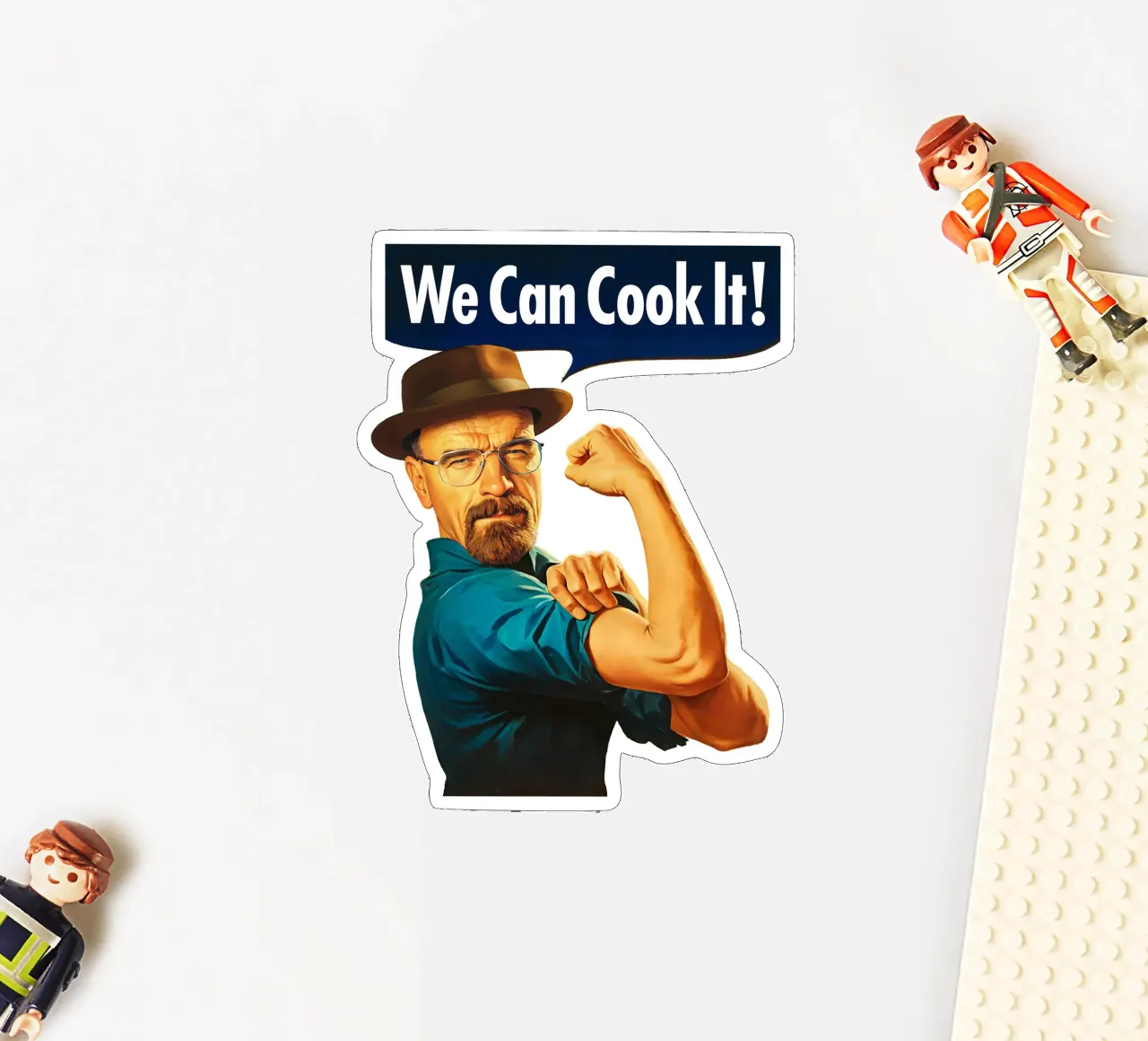 Walter White 'We Can Cook It!' Art adesivo da Lootprint