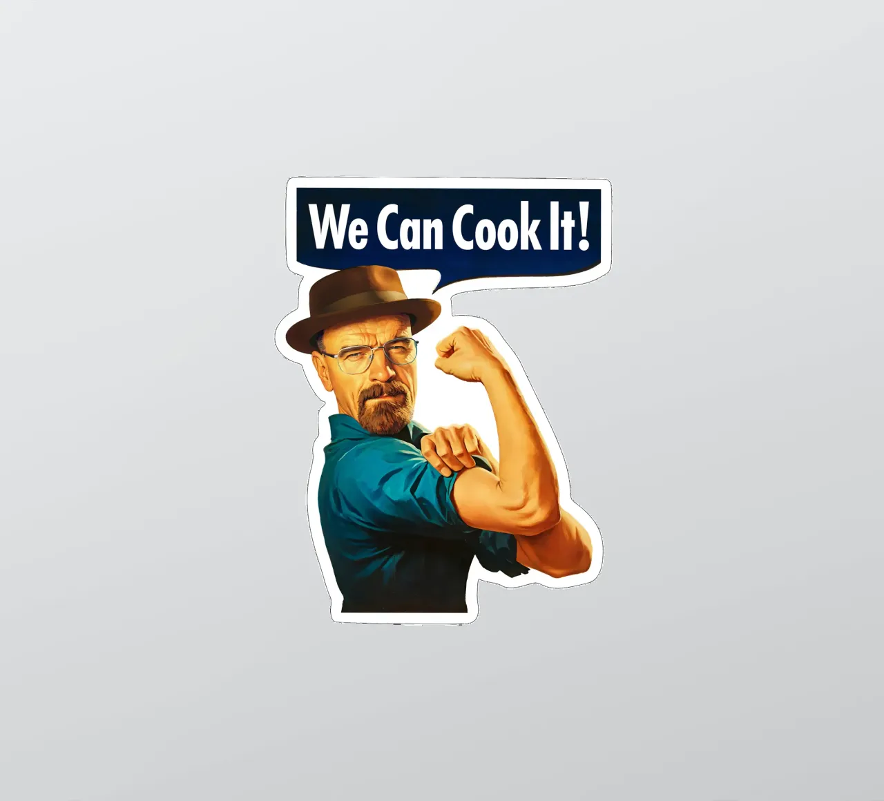 Walter White 'We Can Cook It!' Art adesivo da Lootprint