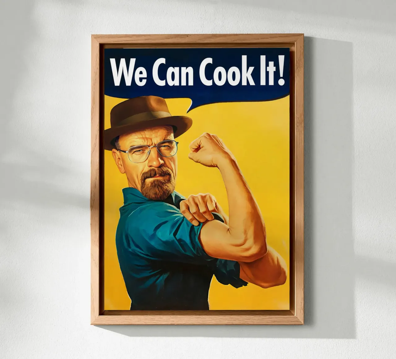 Walter White 'We Can Cook It!' Art alluminio dibond da Lootprint