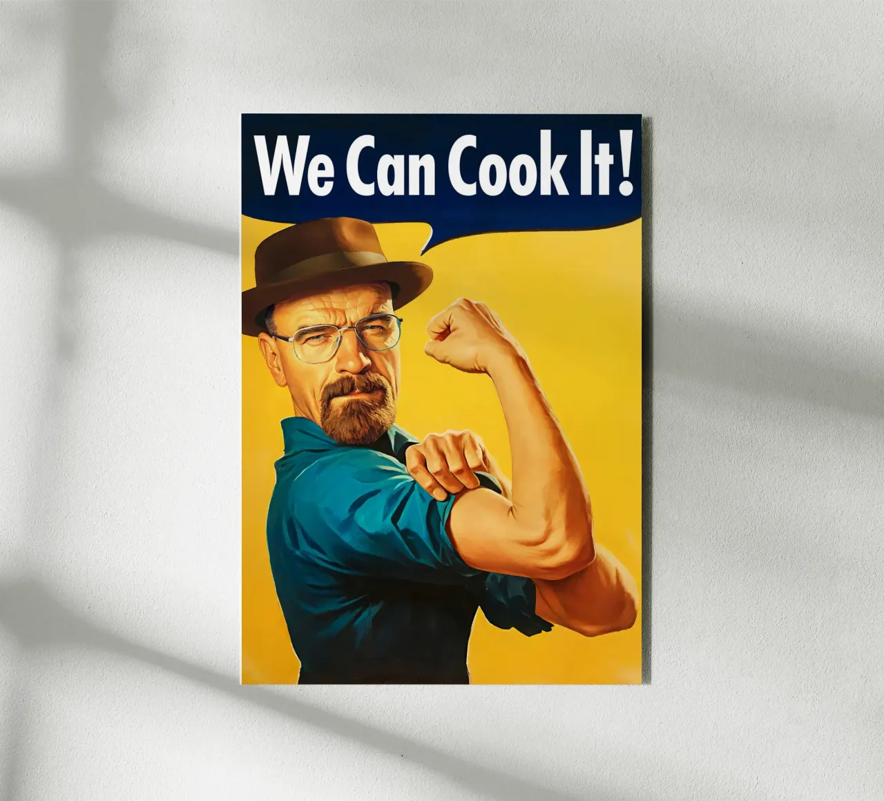 Walter White 'We Can Cook It!' Art alluminio dibond da Lootprint