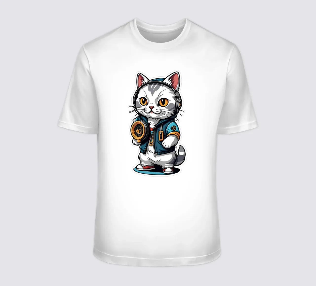 Gatto fresco, motivo 2 t-shirt da ZAMART - PopArt