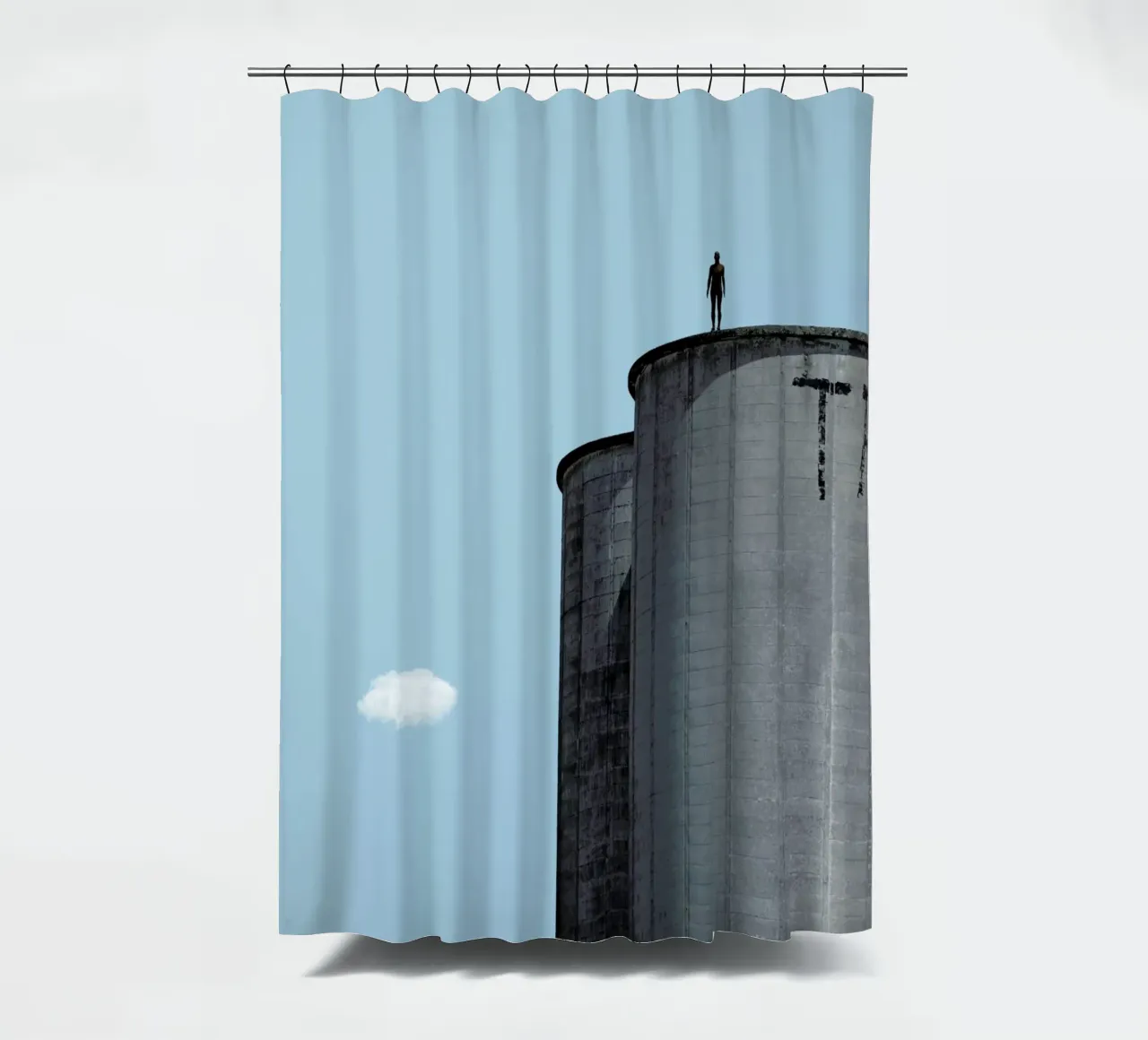 The Man shower curtain by Rafael Burato