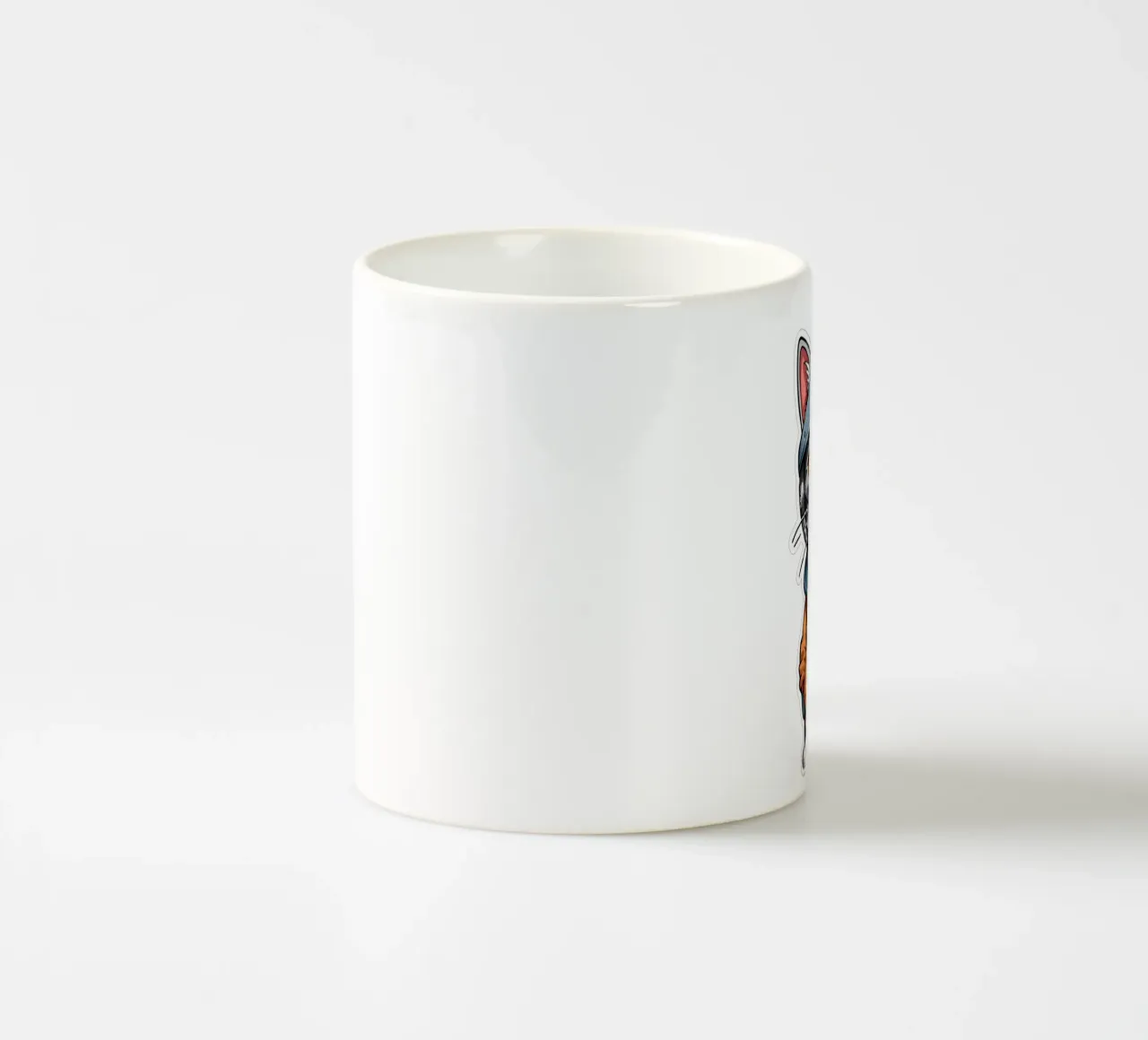 Gatto fresco, motivo 3 tazza in ceramica da ZAMART - PopArt