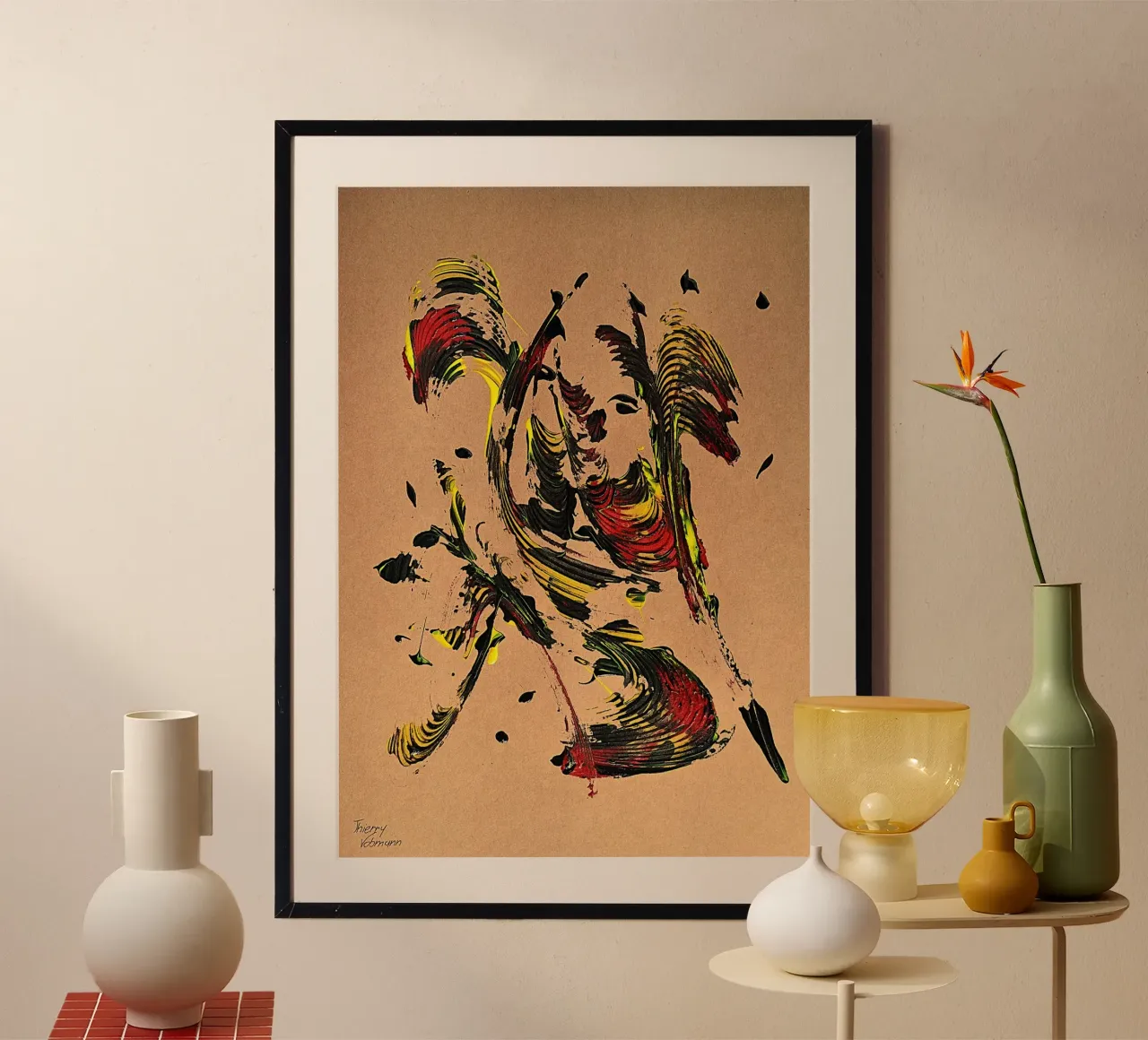 NATURAL STYLE 54 carta hahnemühle da Thierry Vobmann Abstract painting