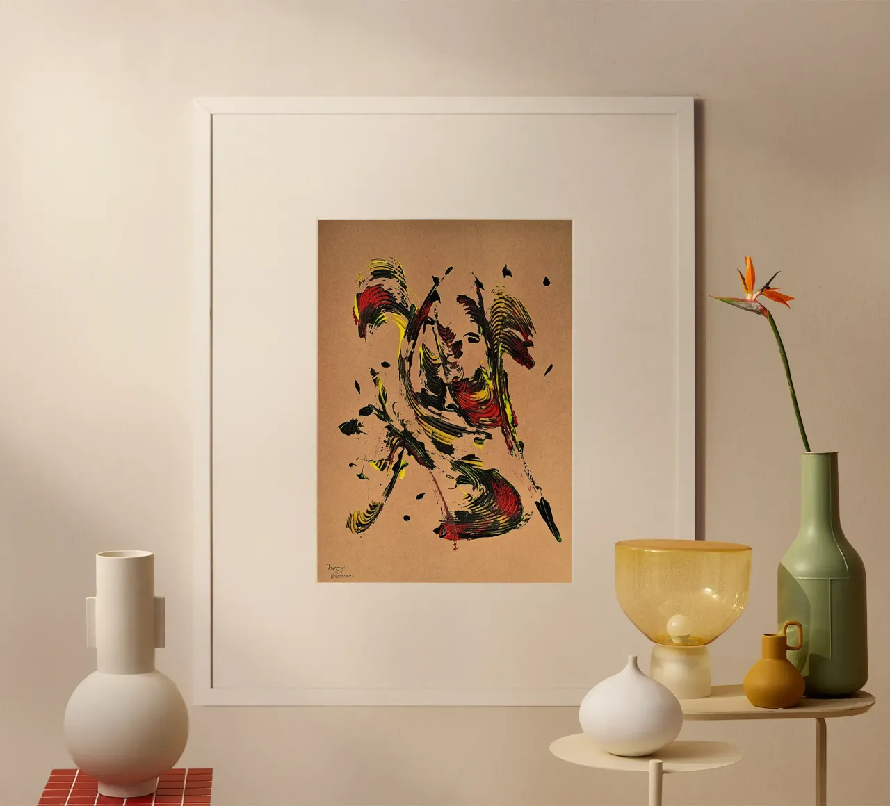 NATURAL STYLE 54 carta hahnemühle da Thierry Vobmann Abstract painting