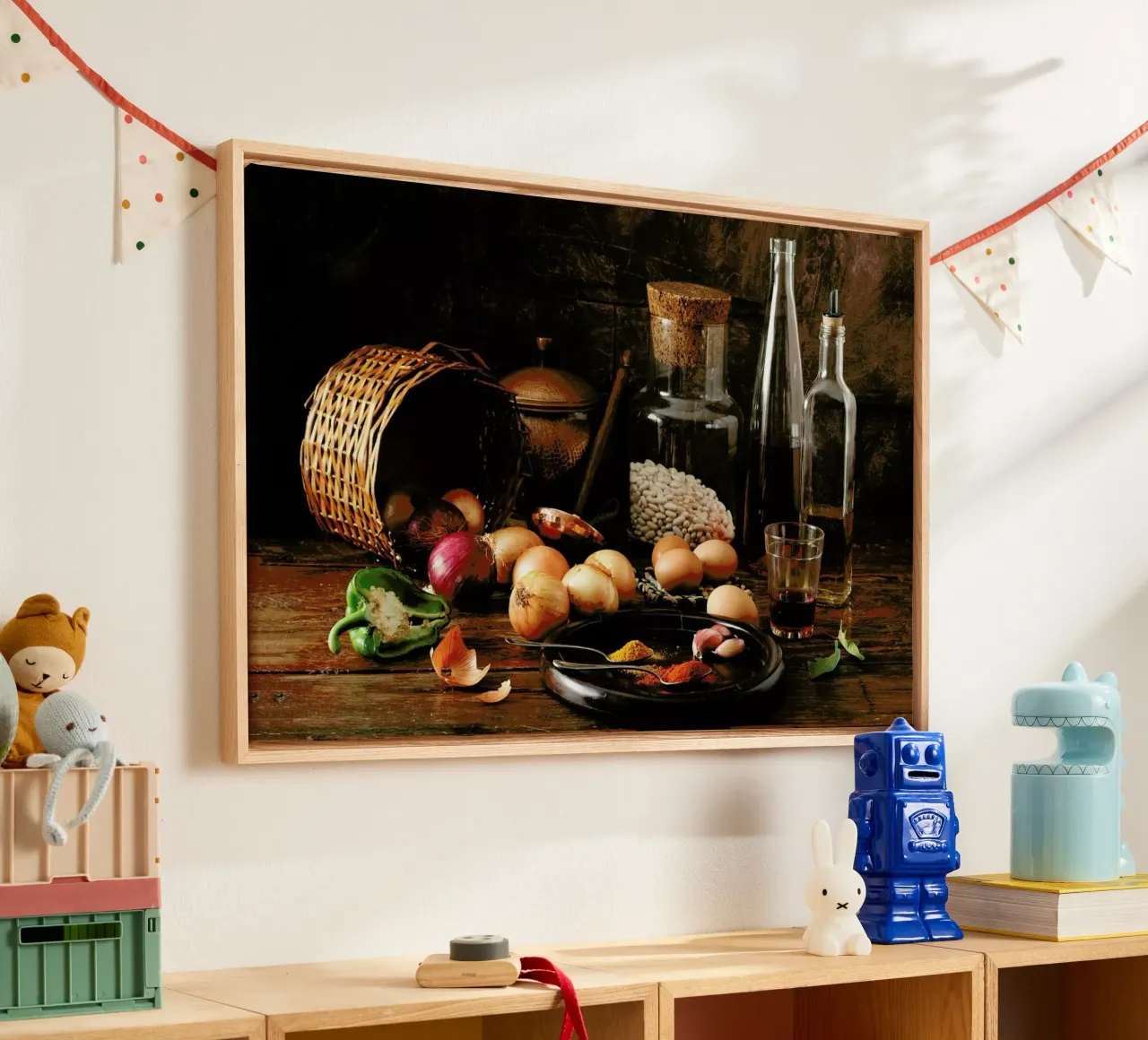 Smells tela con Cornice a cassetta da Pictufy