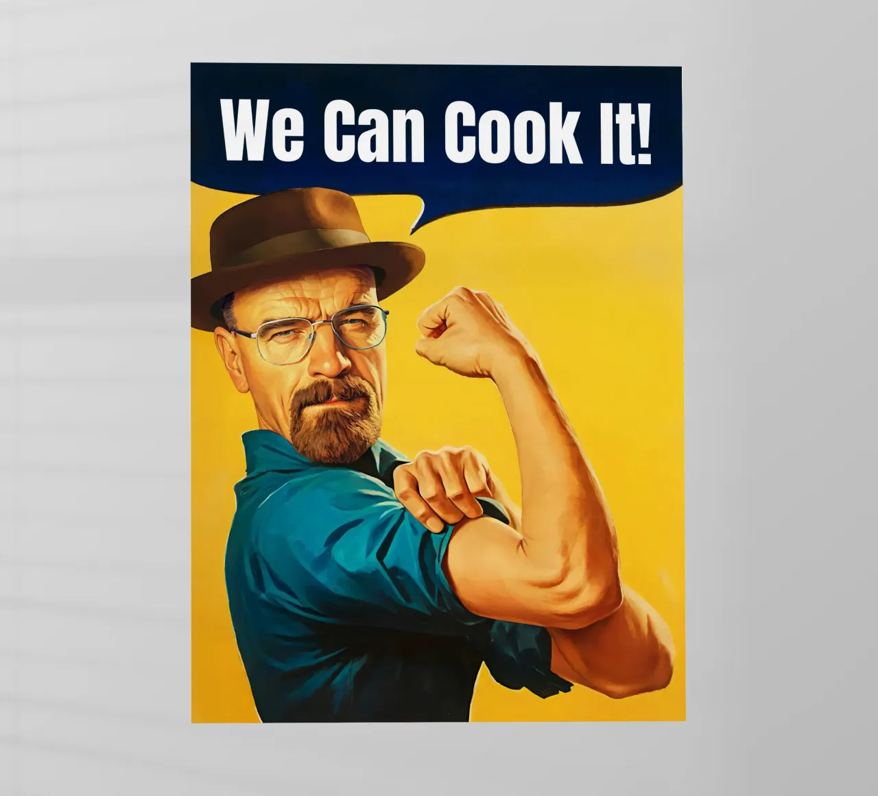 Customizable Walter White 'We Can Cook It!' Art pellicola backlit da Lootprint