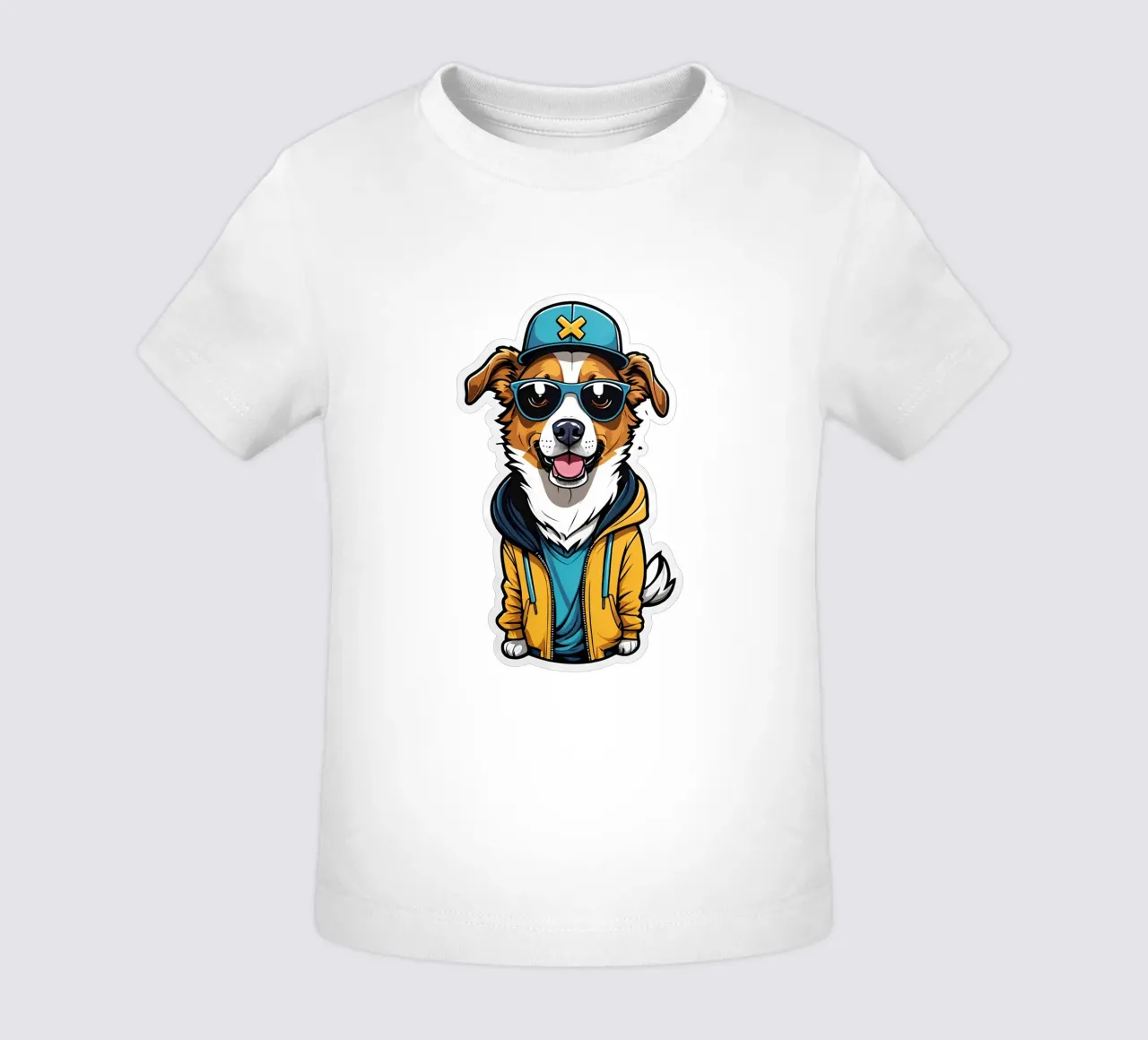 Cool dog, motif 1 baby t-shirt by ZAMART - PopArt