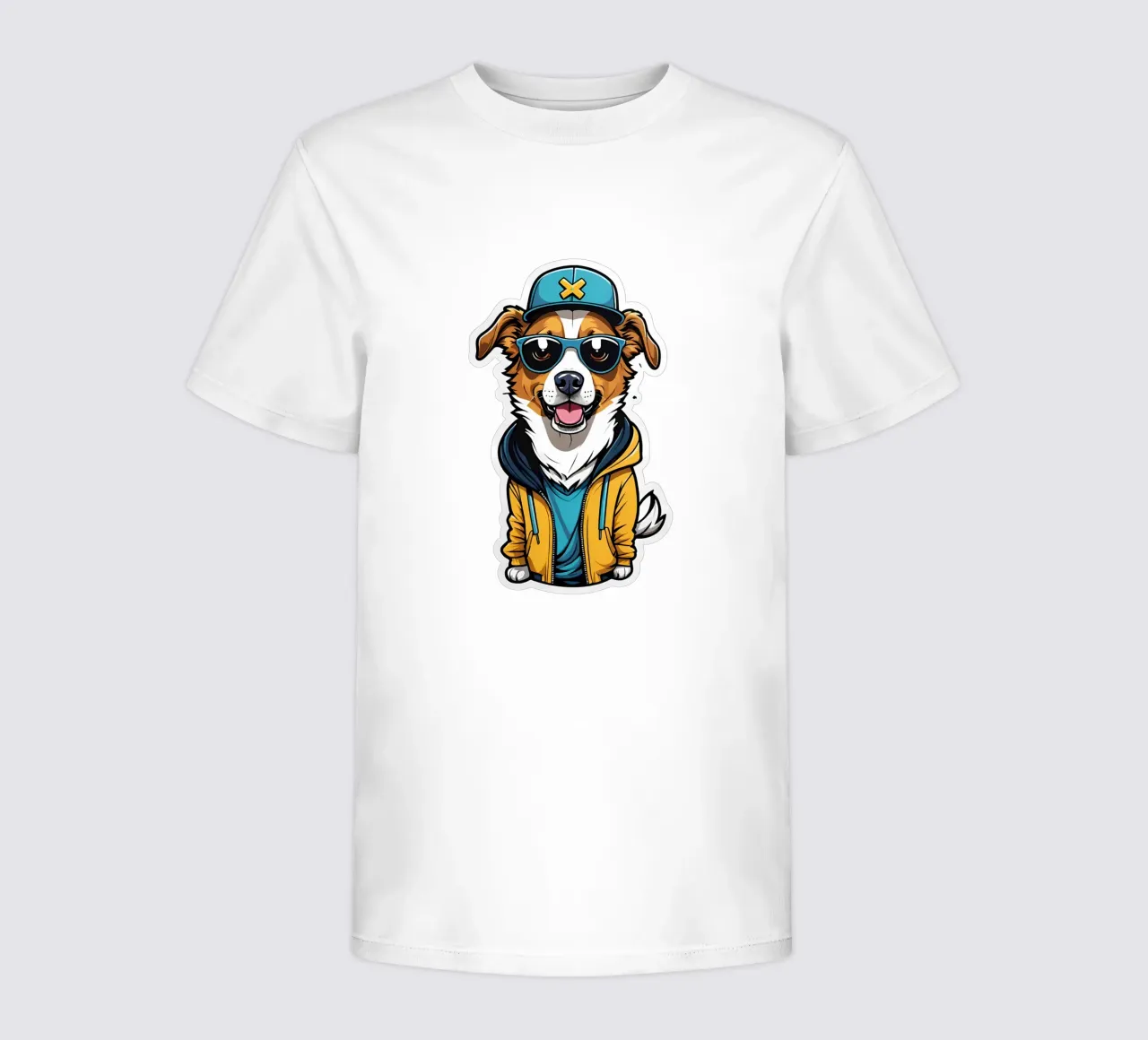 Cool dog, motif 1 kids t-shirt by ZAMART - PopArt