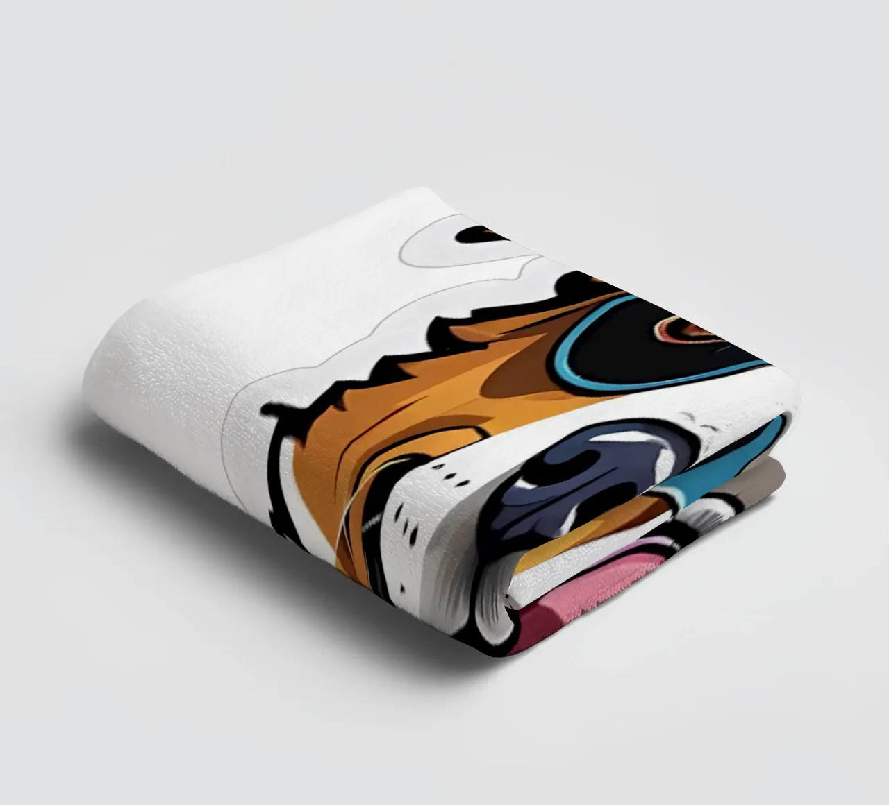 Chien cool, motif 1 serviette de bain de ZAMART - PopArt