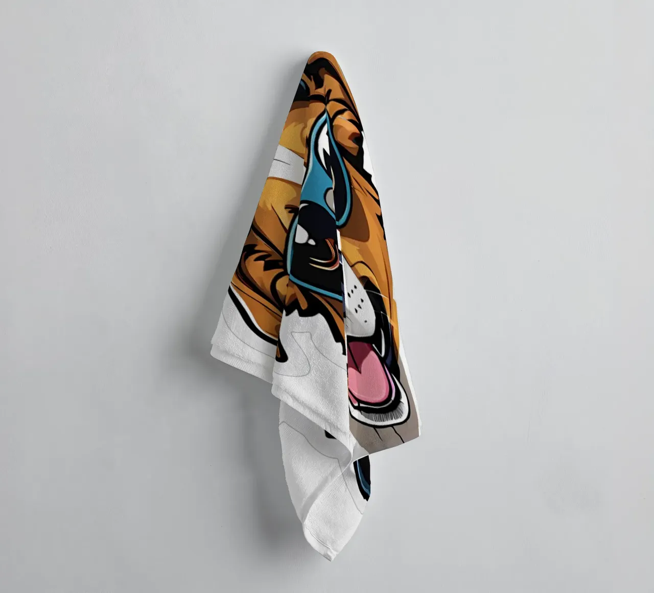 Chien cool, motif 1 serviette de bain de ZAMART - PopArt