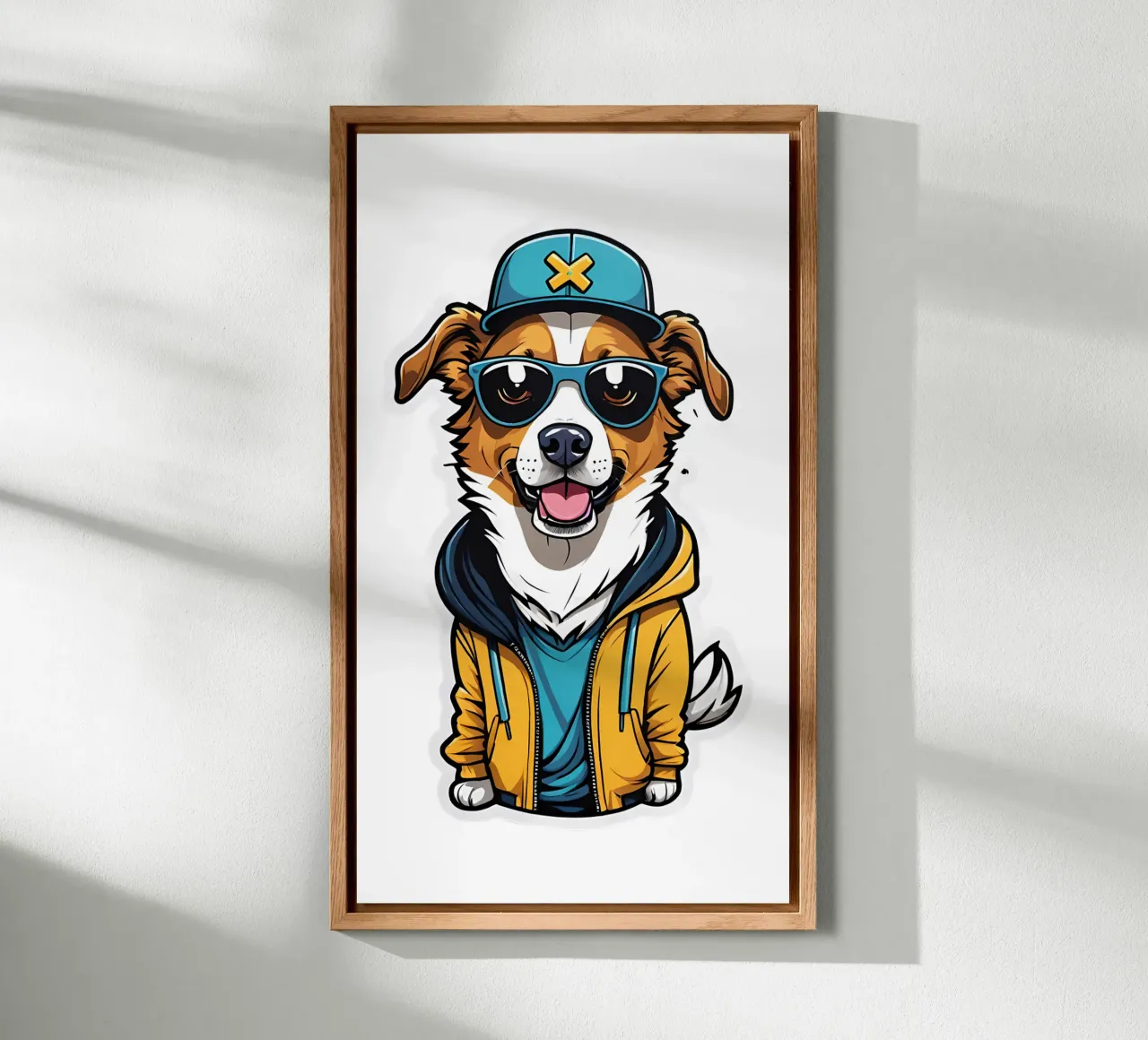 Cool dog, motif 1 forex plate by ZAMART - PopArt