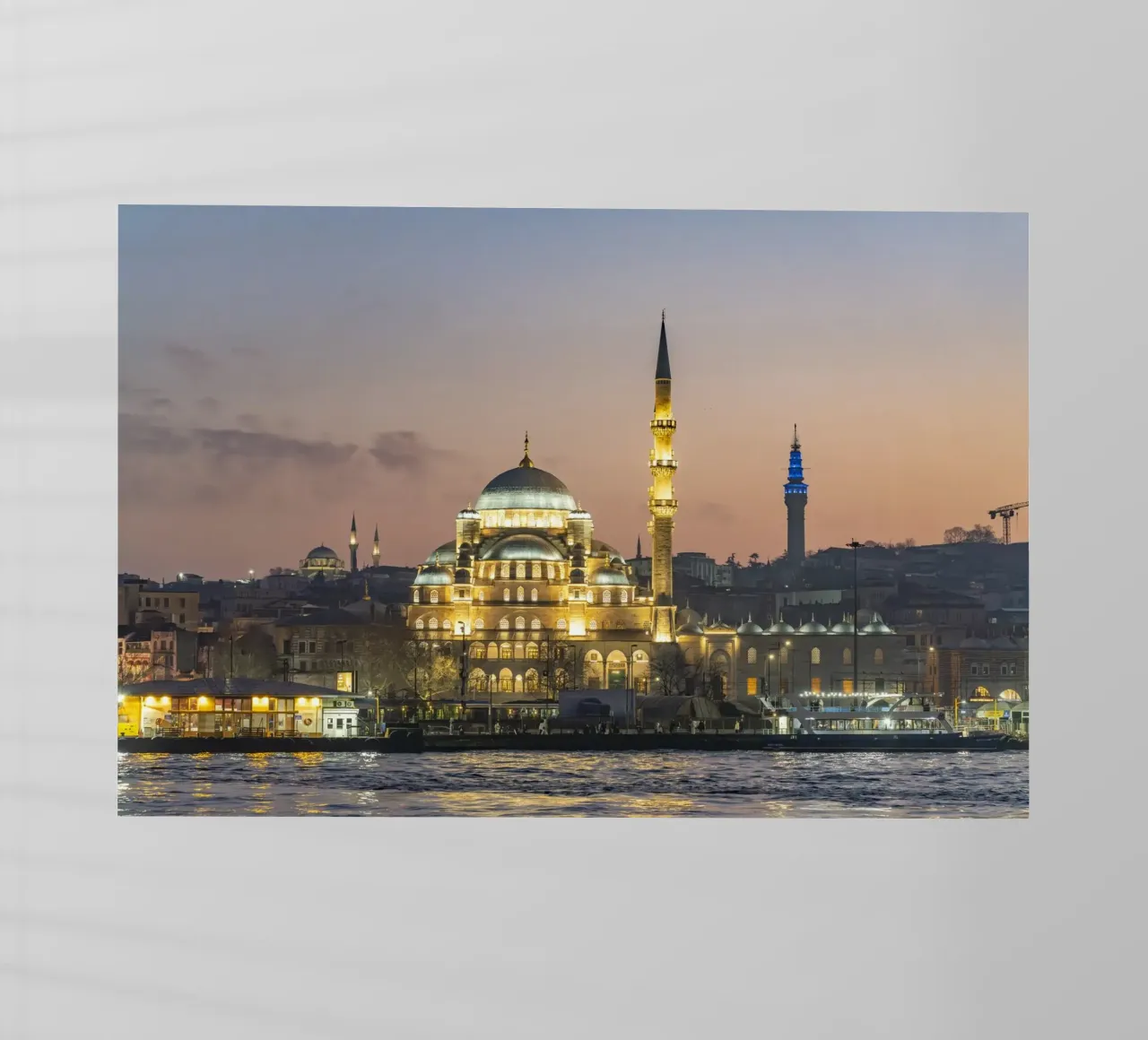 Neue Moschee Istanbul pellicola backlit da Reisefotografie - Bilder aus aller Welt