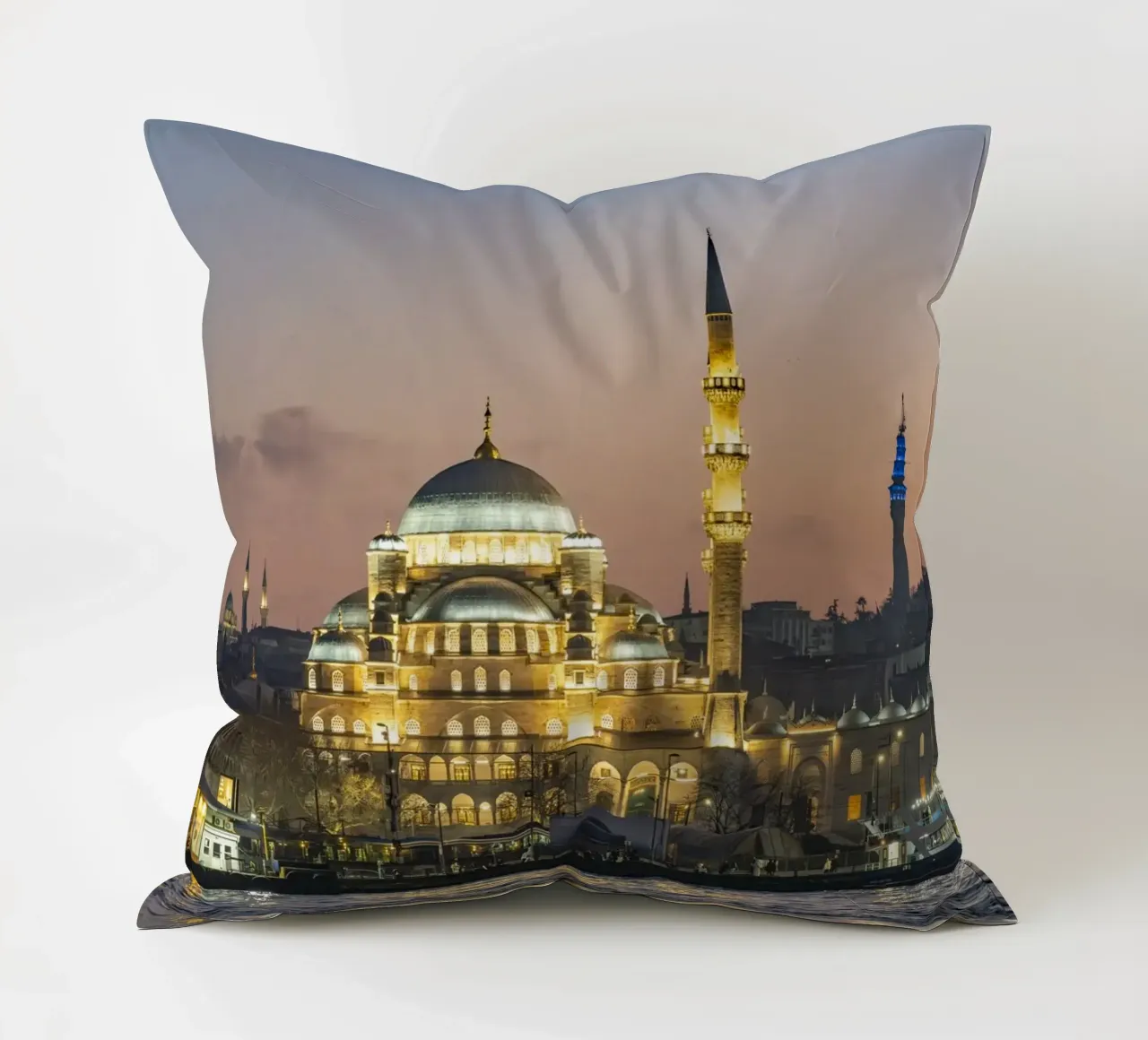 Neue Moschee Istanbul cuscino da Reisefotografie - Bilder aus aller Welt