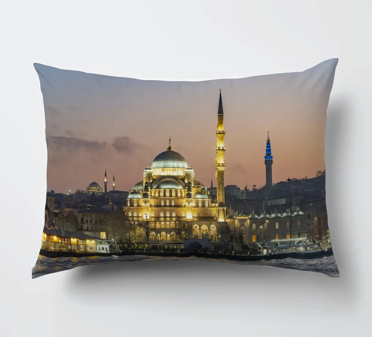 Neue Moschee Istanbul cuscino da Reisefotografie - Bilder aus aller Welt