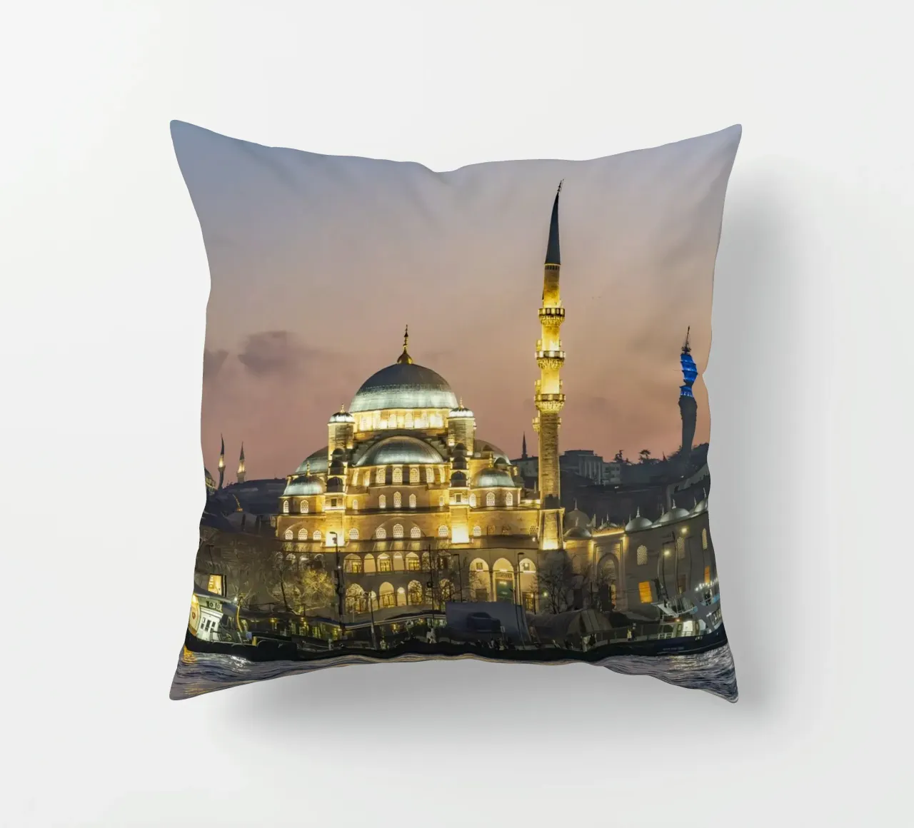 Neue Moschee Istanbul cuscino da Reisefotografie - Bilder aus aller Welt