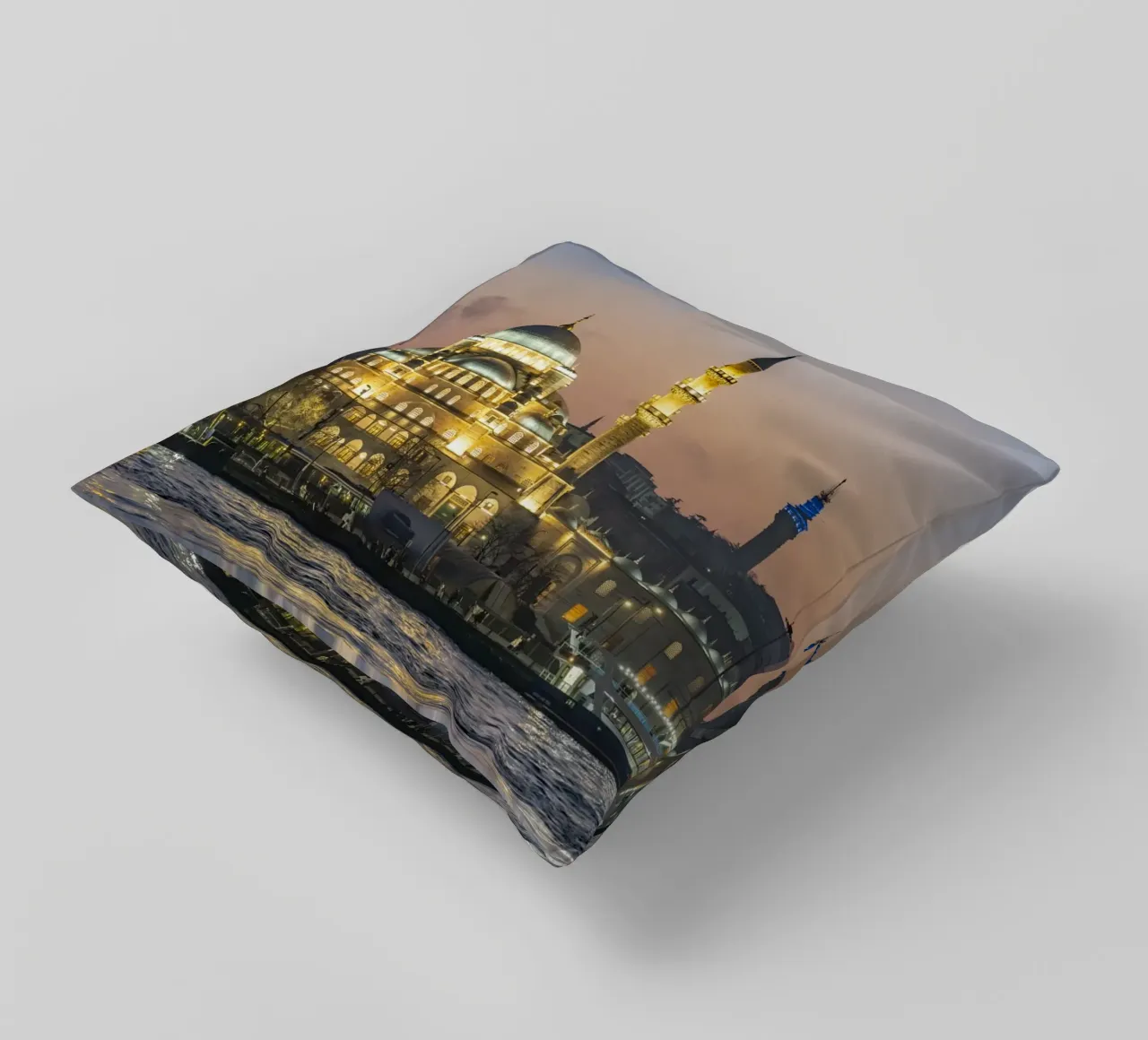 Neue Moschee Istanbul cuscino da Reisefotografie - Bilder aus aller Welt