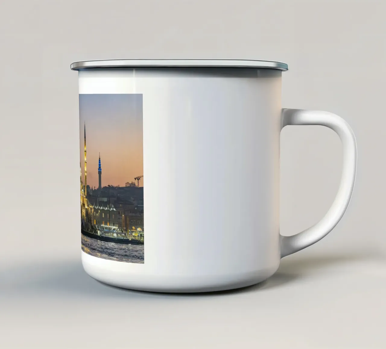 Neue Moschee Istanbul tazza in smalto da Reisefotografie - Bilder aus aller Welt