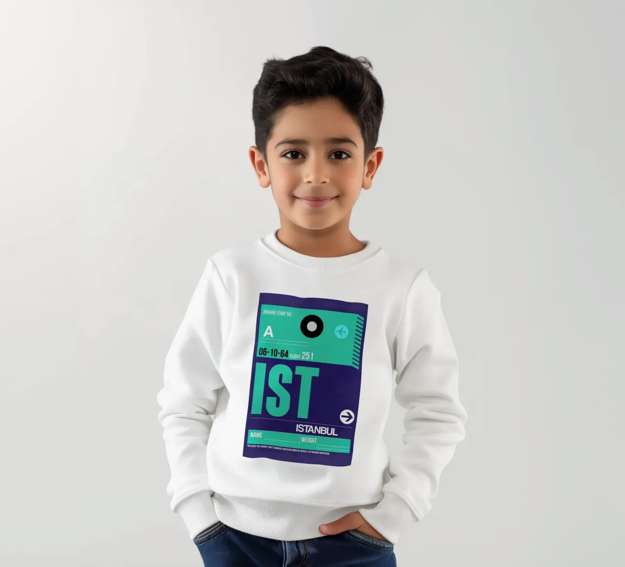 IST-Istanbul felpa bambino da Naxart