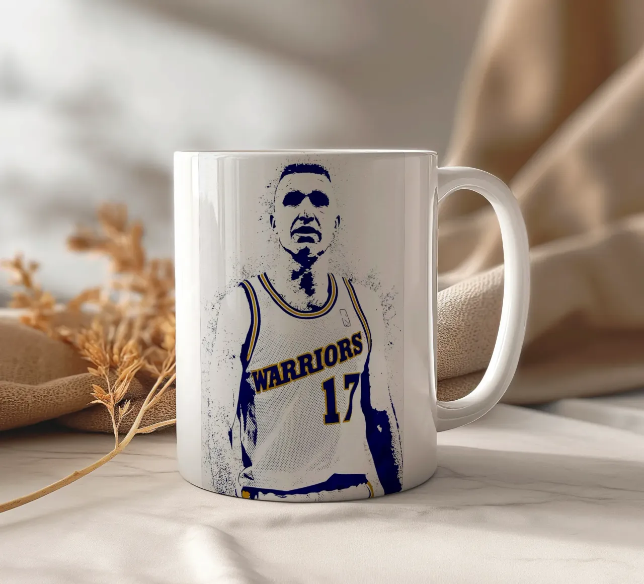 Chris Mullin Golden State Warriors tazza in ceramica da tenten