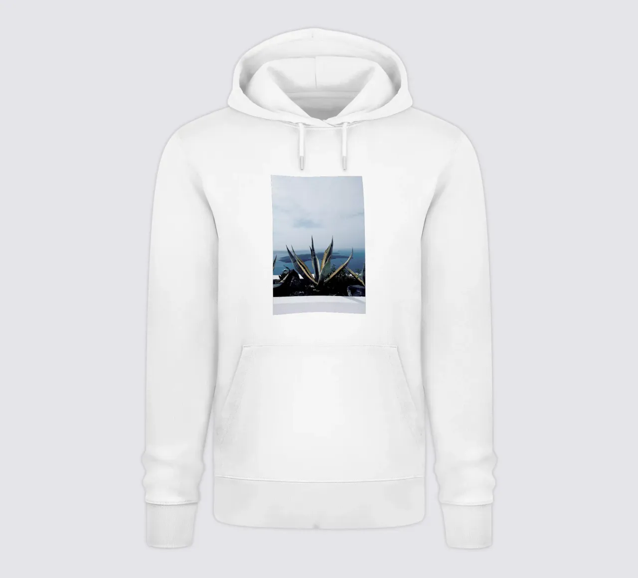 Santorini felpa con cappuccio da Sebastian Hilgetag