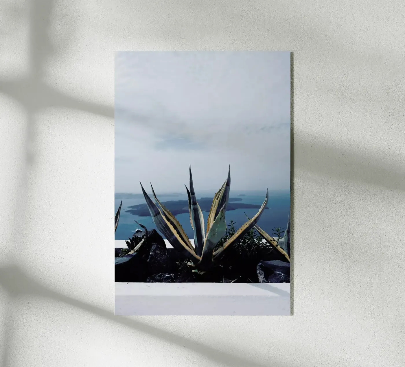 Santorini plexiglas de Sebastian Hilgetag