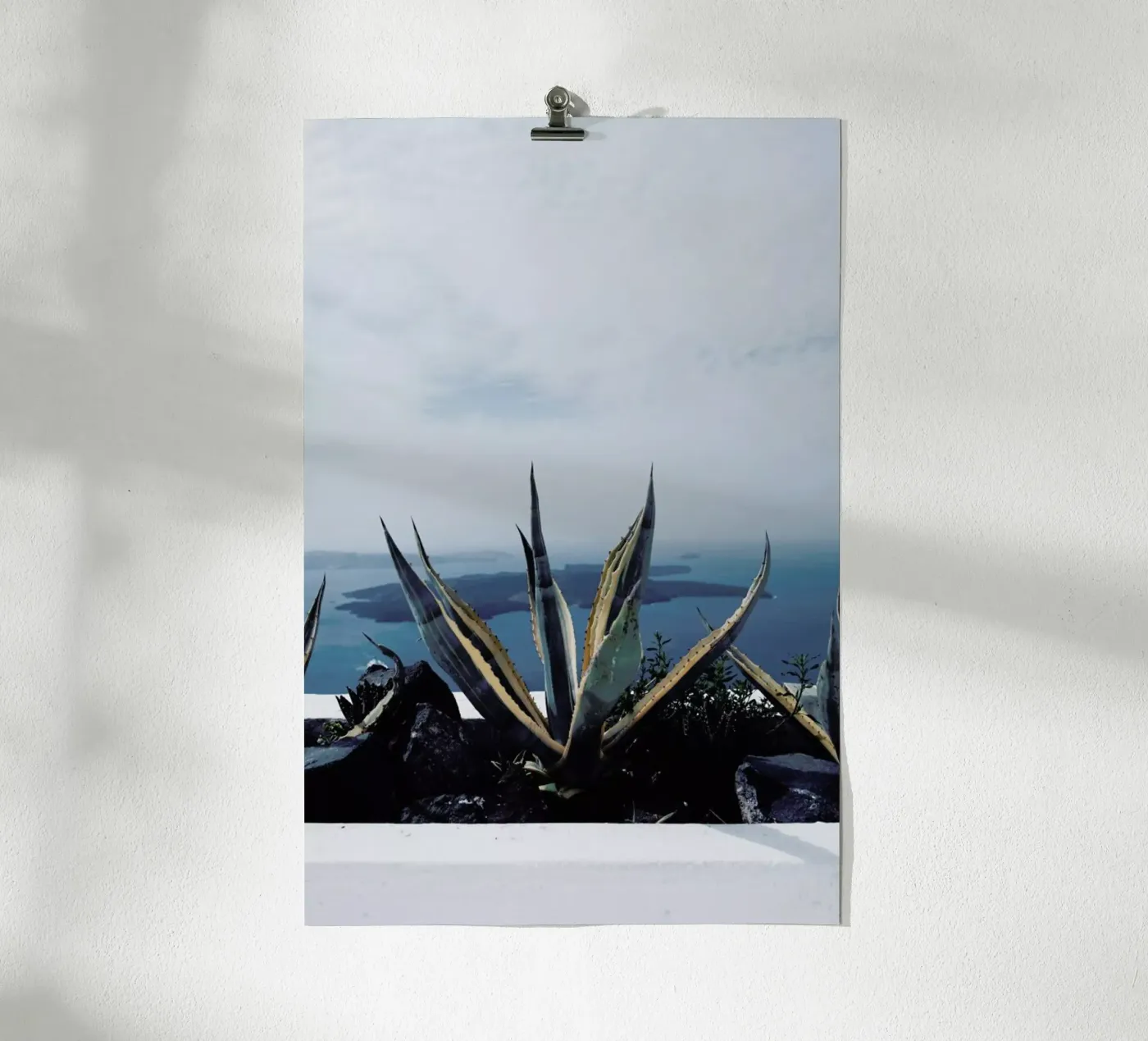 Santorini poster by Sebastian Hilgetag