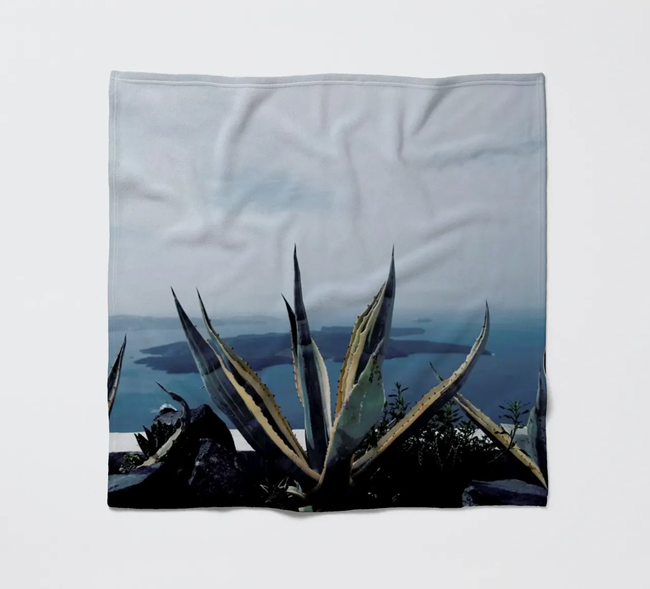 Santorini coperta in pile da Sebastian Hilgetag